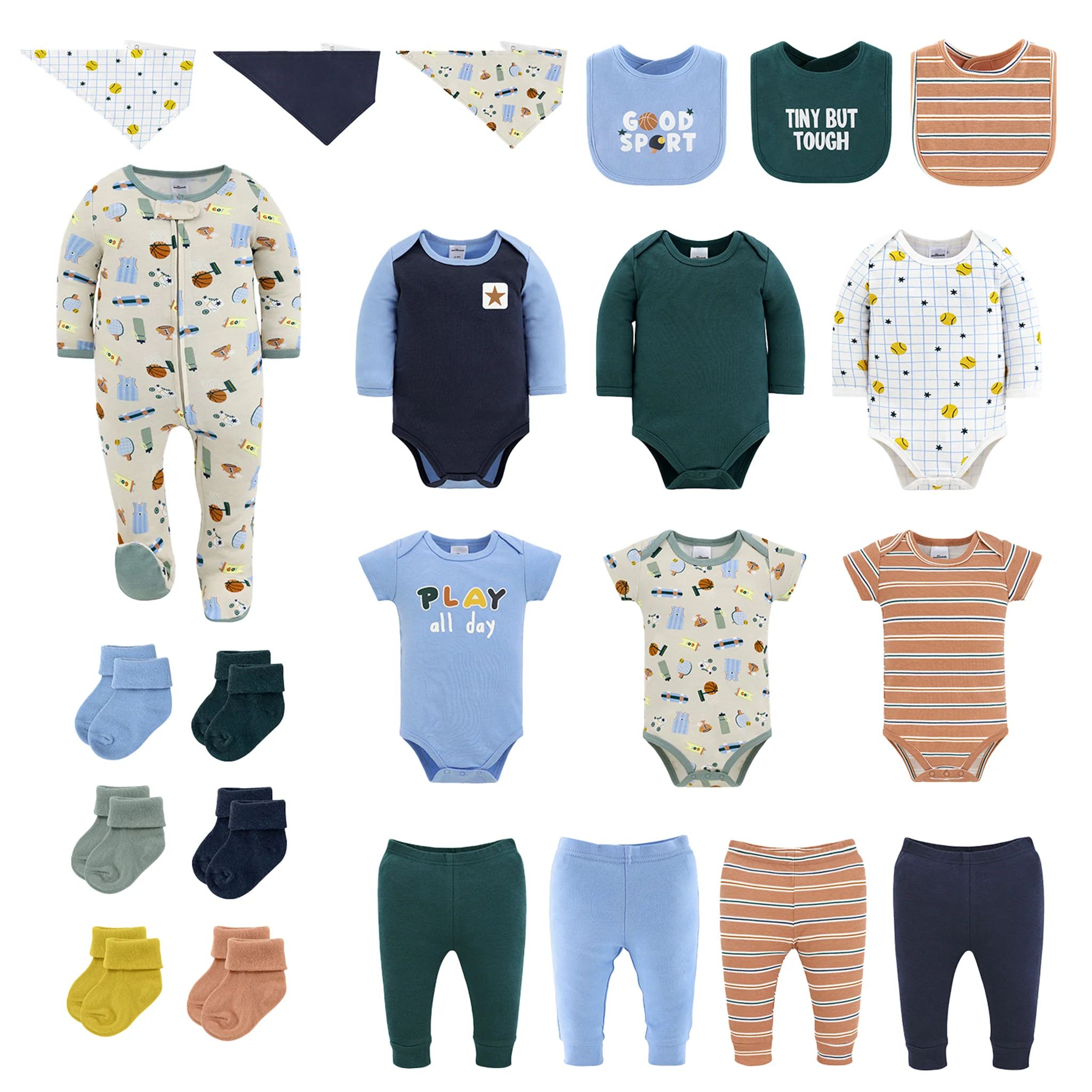 23-Piece Baby Boy Clothing Set, Good Sport
