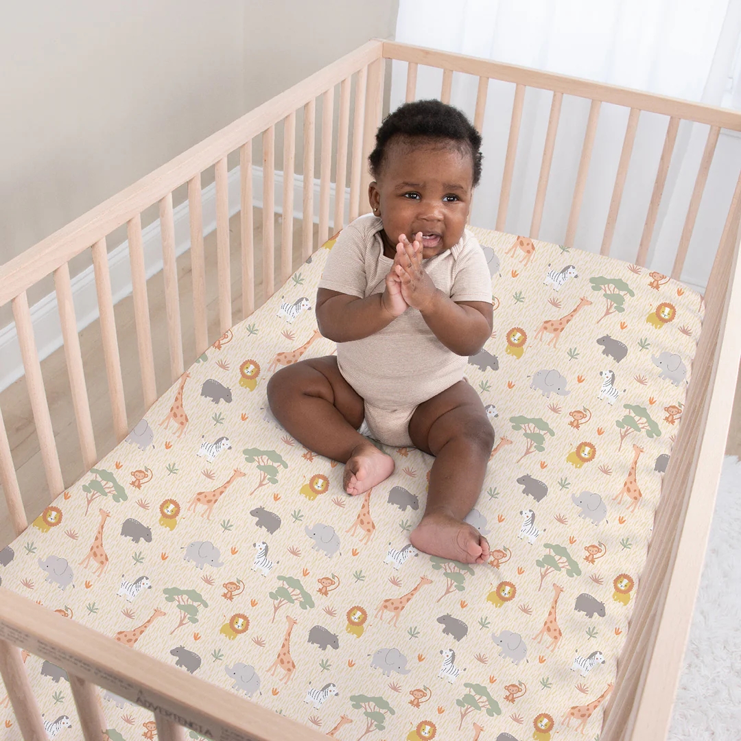 Elephant Safari 3-Piece Crib Bedding Set - Image 11