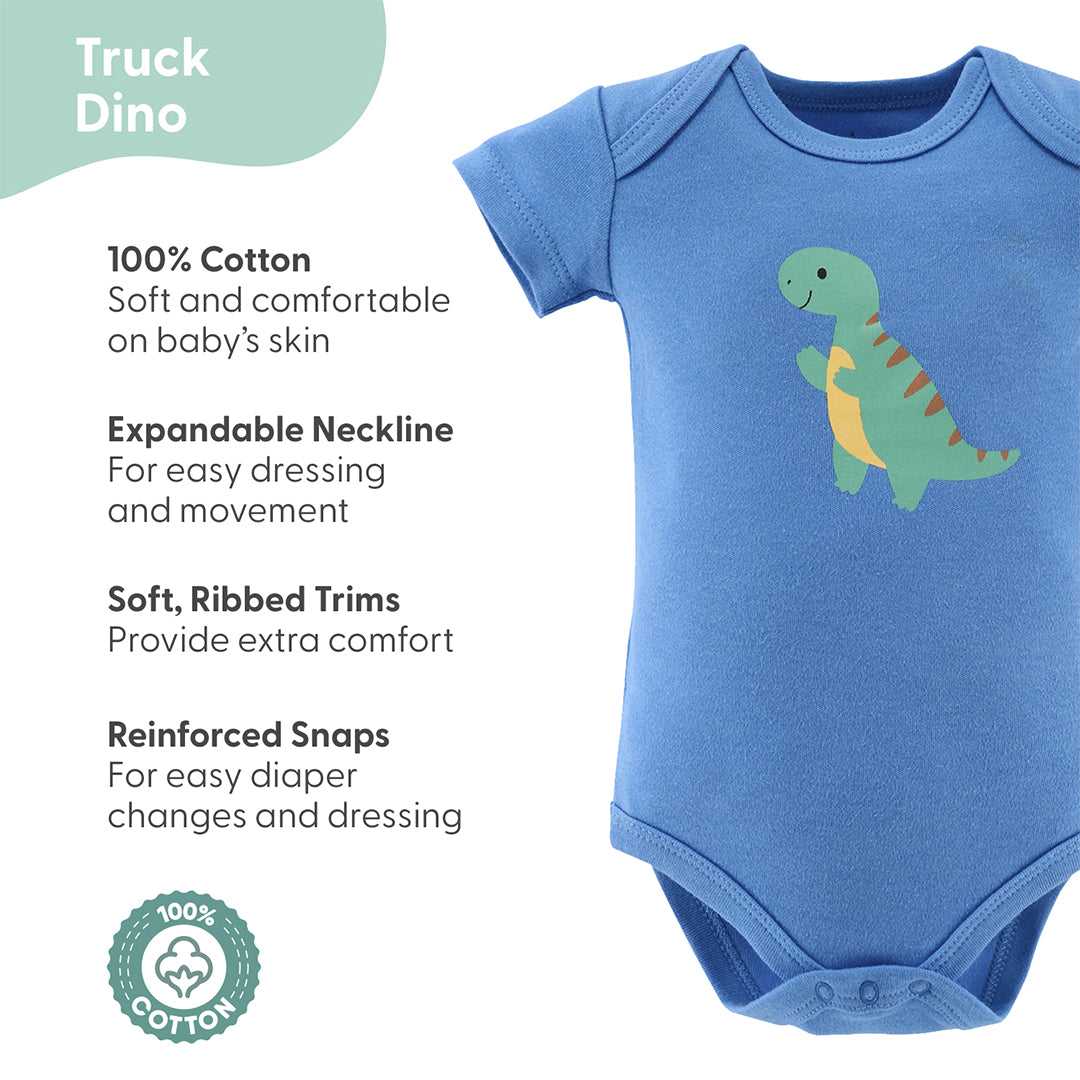 Dino Truck 4-Pack Bodysuits - Image 2