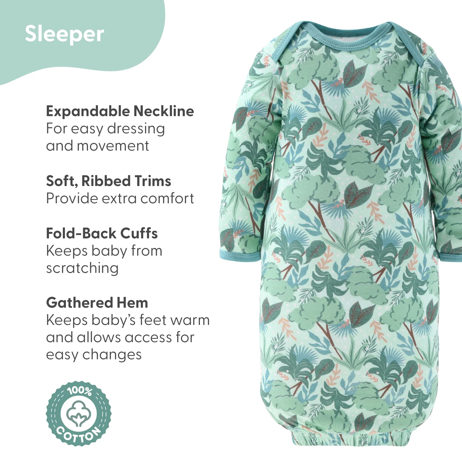 Clothing Gift Set for Baby Boys or Girls - Wild Jungle, 16 Piece - Image 4