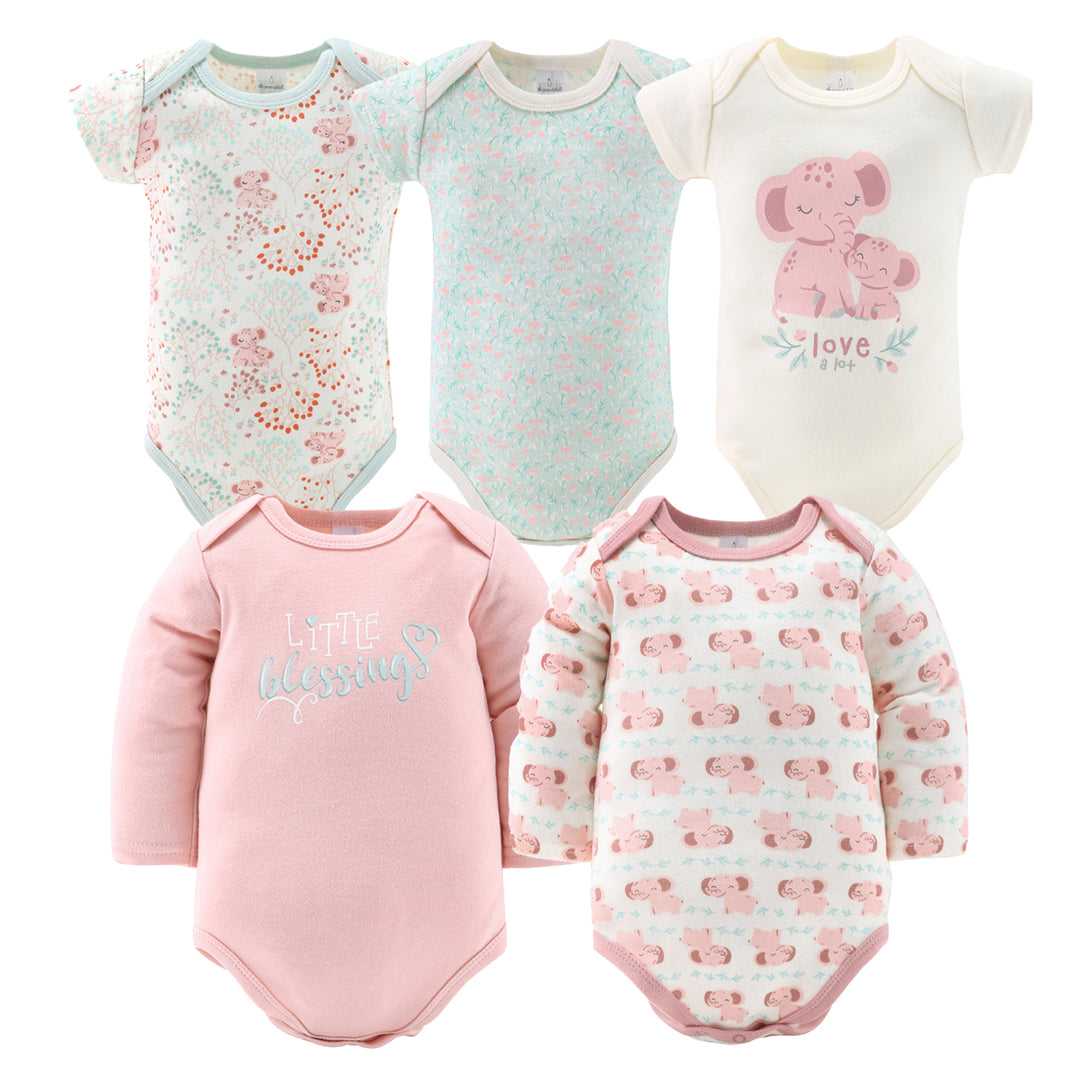 Floral Elephant Baby Layette Gift Set, 30 Piece - Image 3