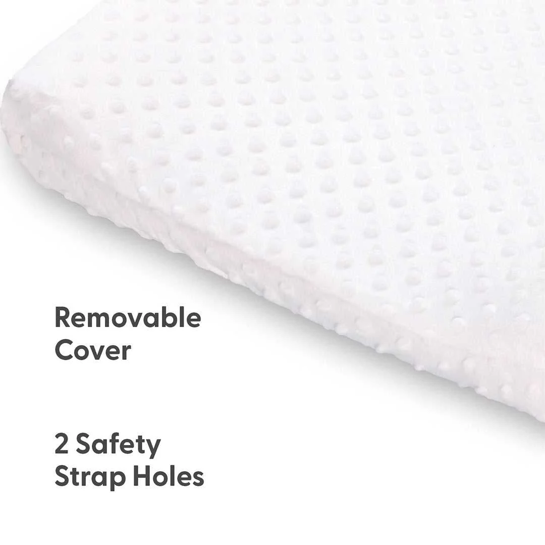 Pink & White Minky Baby Girl Changing Pad Covers Set of 2 - Image 3