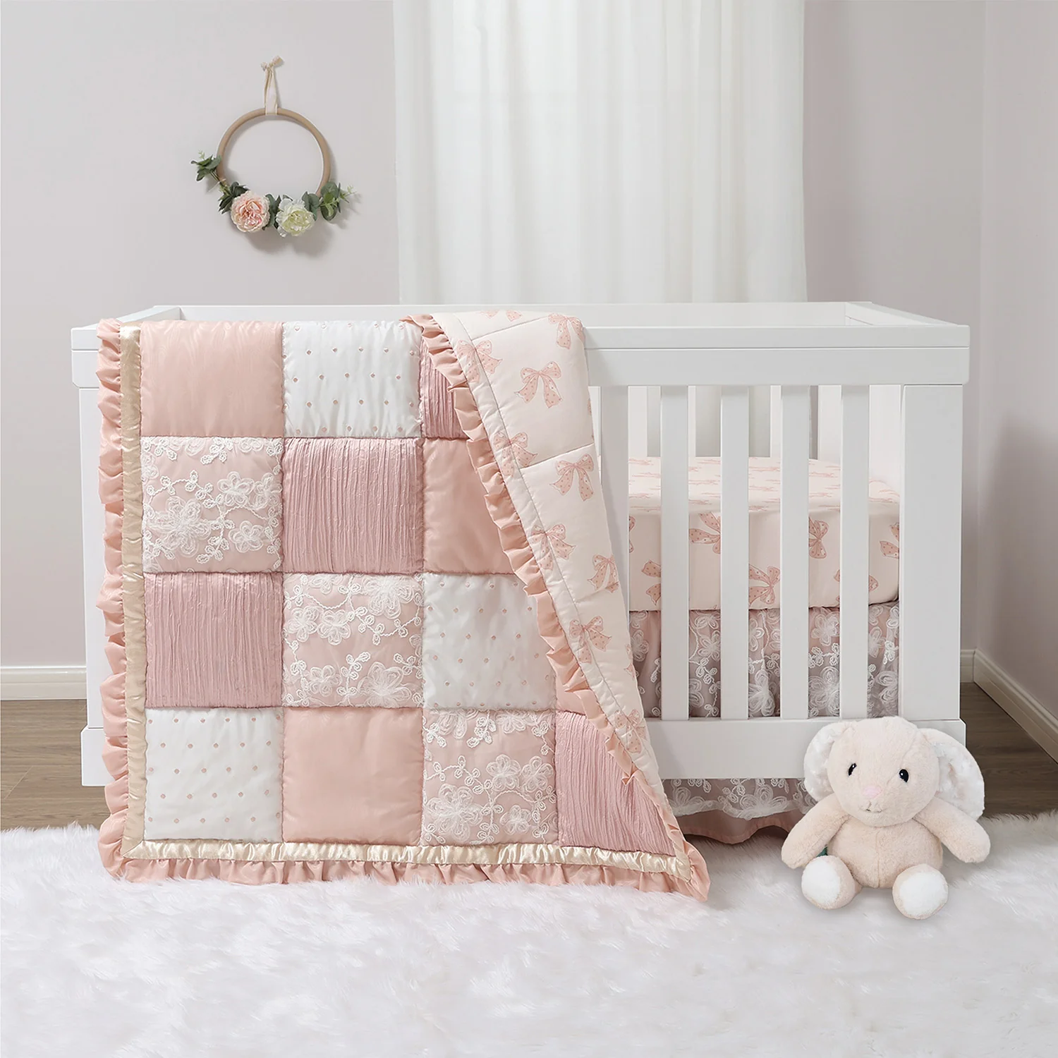 Grace 3-Piece Crib Bedding Set