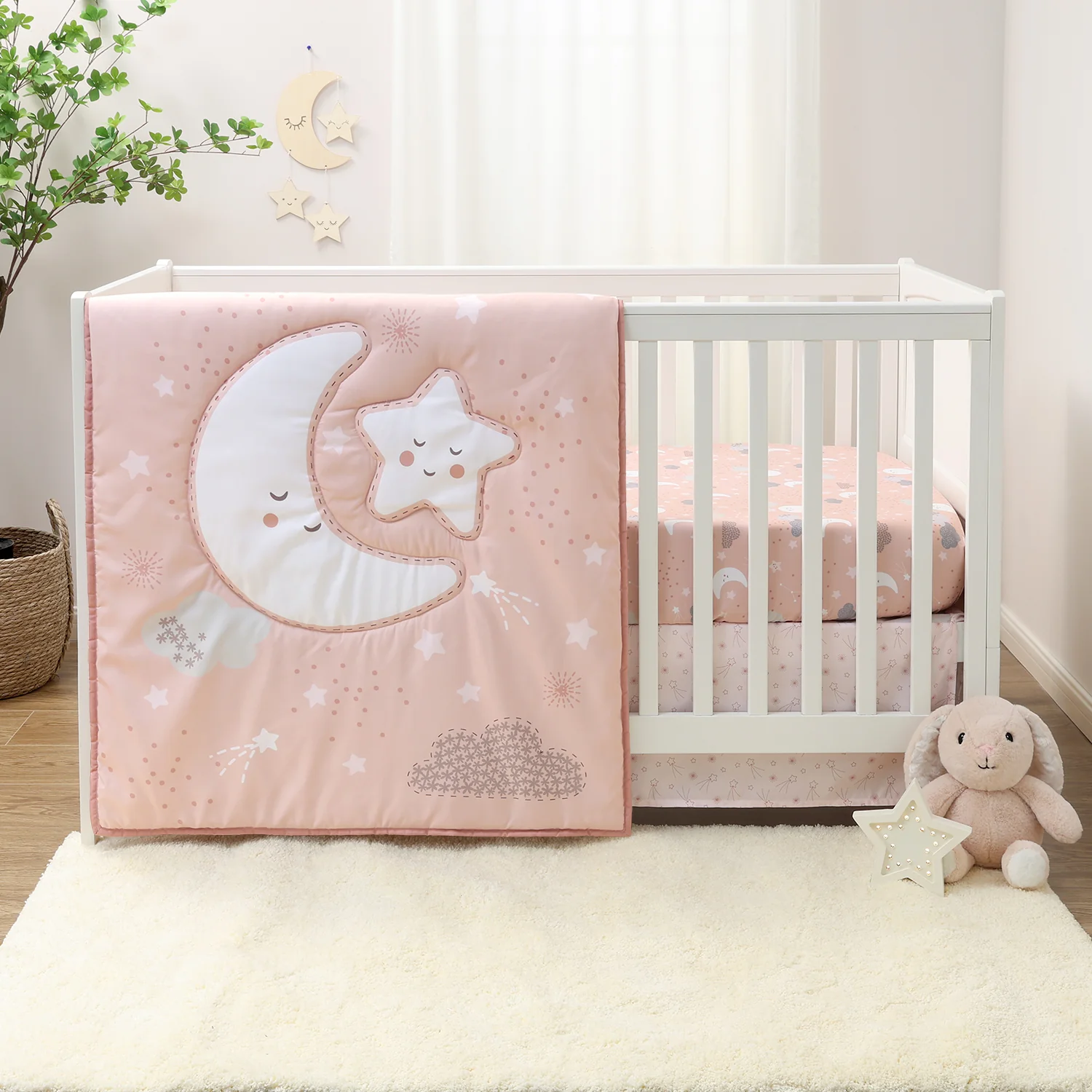 New Moon 3-Piece Crib Bedding Set